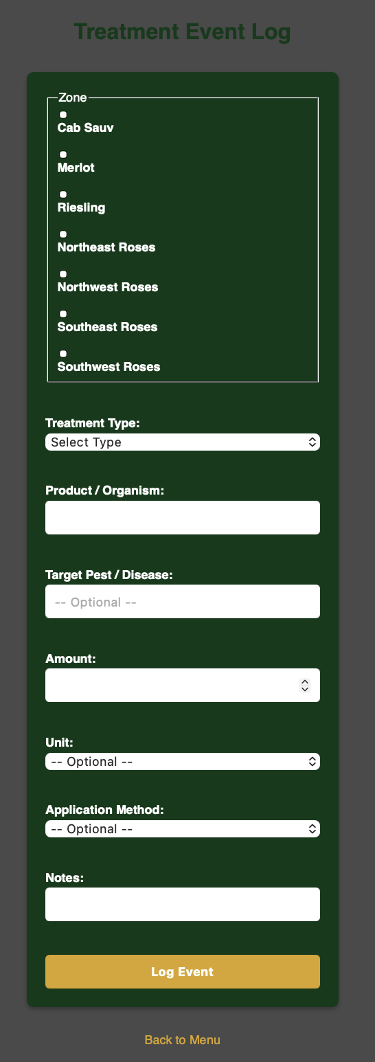 Treatment Form